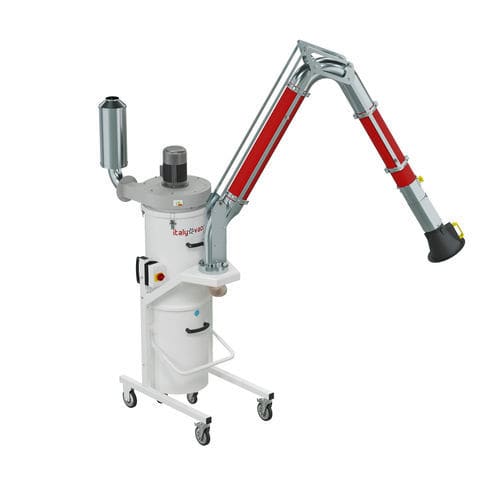 Aspirateur de fumée mobile - Universal Smoke - ITALYVACUUM S.R.L. - de soudage / à filtre au charbon actif / avec filtre HEPA