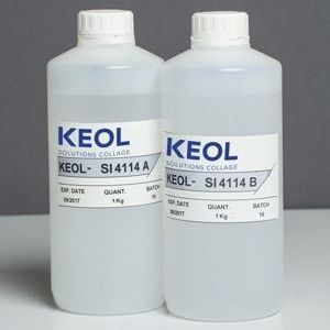 Colle silicone - KEOL-SI 2336	 - KEOL - pour métal / bi-composant / transparente