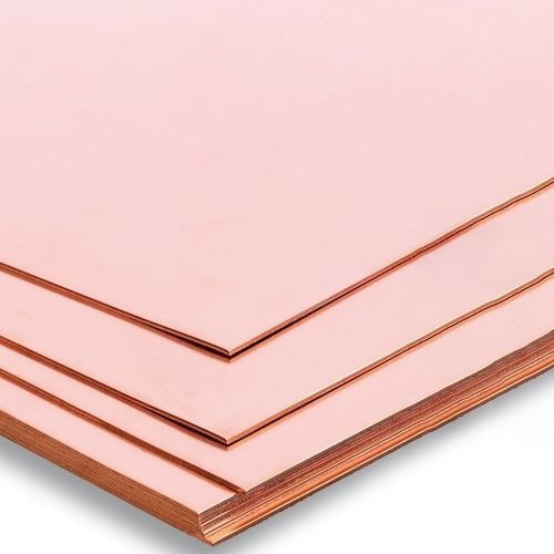 Feuille en cuivre - CU ETP / DHP / HCP EN1652 EN13599  - Bronmetal - en barre plate / laminé