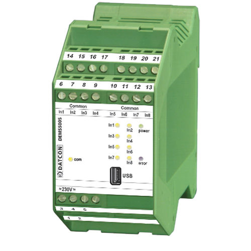 Compteur d'impulsions - DEMS5005 - Datcon Ipari Elektronikai Kft. - industriel / RS485 / USB