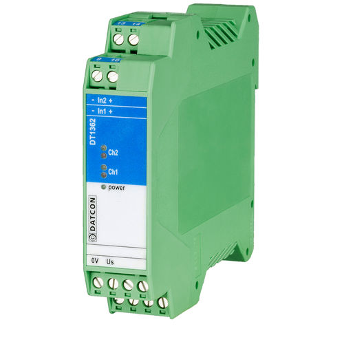 Isolateur de signal - DT1362 series - Datcon Industrial Electronics Ltd. - de tension DC / de fréquence / 2 voies