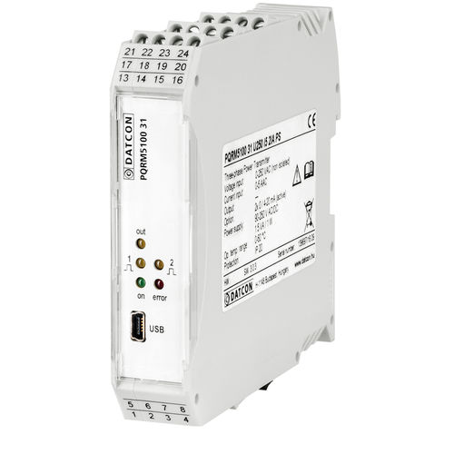Relais de surveillance de puissance - PQRM5100 31 series - Datcon Industrial Electronics Ltd. - de courant / de tension / de fréquence