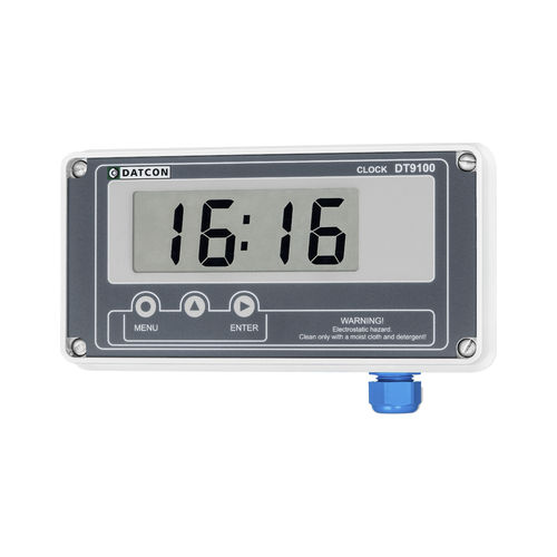 Horloge à sécurité intrinsèque - DT9100  - Datcon Industrial Electronics Ltd. - LCD / numérique / à 4 chiffres