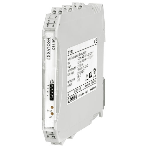 Isolateur galvanique - DT1102 IP - Datcon Industrial Electronics Ltd. - électronique / 4-20mA / en polymère