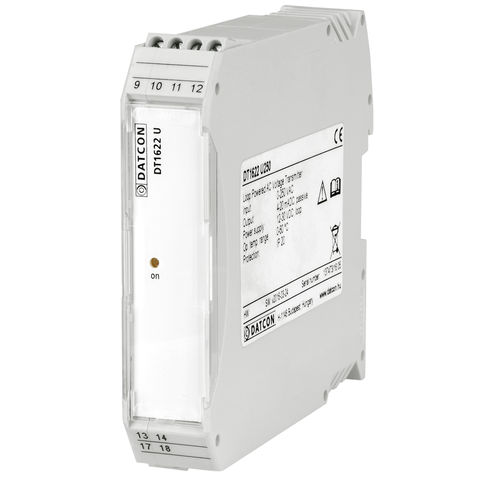 Transmetteur de tension AC - DT1622 series - Datcon Industrial Electronics Ltd. - à isolation galvanique / sur rail DIN