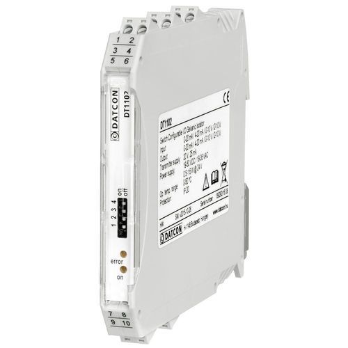 Isolateur galvanique - DT1102 (PS) switch selectable I/O - Datcon Industrial Electronics Ltd. - 4-20mA / de courant / de tension DC
