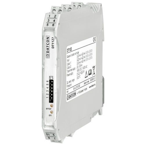 Isolateur galvanique - DT1122 dual-output (splitter) - Datcon Industrial Electronics Ltd. - 4-20mA / de tension / de courant