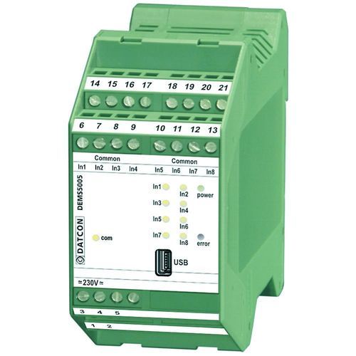 Compteur d'impulsions - DEMS5005 - Datcon Industrial Electronics Ltd. - industriel / RS485 / Modbus