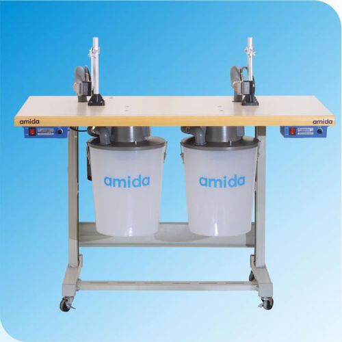 Machine de découpe à deux têtes - FT100-2 - Zhongshan Amida Mechanical & Electrical Equipment Co., Ltd. - à lame / pour tissus / d'arasage