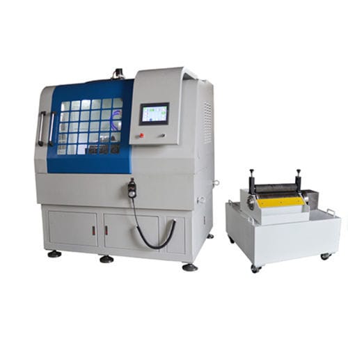Machine de découpe de métallographie - QGZ series - Shanghai Shangcai testing machine Co.,Ltd - à lame rotative / contrôlée par PLC / automatique