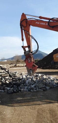 Pince hydraulique de démolition pour démolition primaire - CR800 - Promove srl - pour démolition secondaire / pour béton / rotative