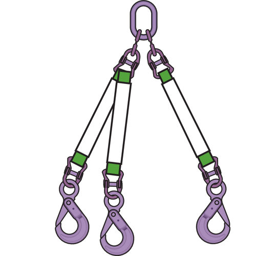 Élingue ronde - RR-376 - Mennens - en polyester / point d'amarrage