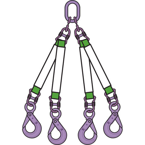 Élingue ronde -  RR-476 - Mennens - en polyester / point d'amarrage