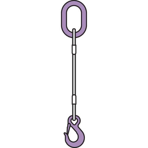 Élingue à câble - WLS-175  - Mennens - à corde / en aluminium / en acier