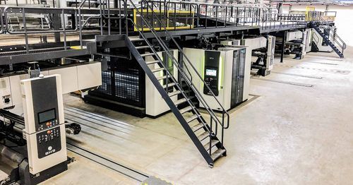 Ligne de production pour caisses - NICE Wet End - BHS