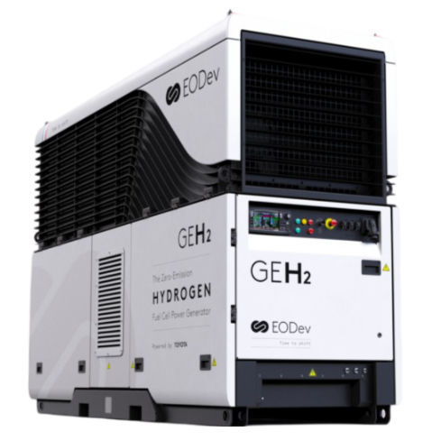Groupe électrogène à hydrogène - GEH2® - EODev - à pile à combustible / triphasé / stationnaire