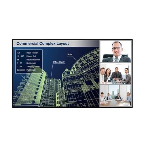 Afficheur TFT LCD - PN-HW861 - SHARP / NEC - 3840 x 2160 / 86" / de communication visuelle