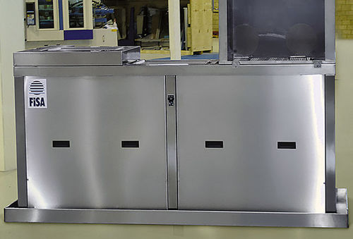 Machine de nettoyage à eau - LRD/P140 - Fisa North America - de pièces / pour l'industrie plastique