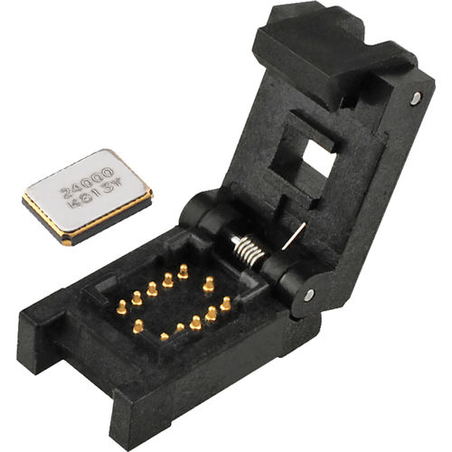 Socket de test pour électroniques à quartz - GU10 Series - JC CHERRY INC. - de rodage / pour hautes fréquences / manuel