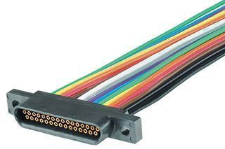 Connecteur de données - MDJxxR-W-xxLxxx-T-x - JC CHERRY INC. - micro-D / en plastique / avec câble