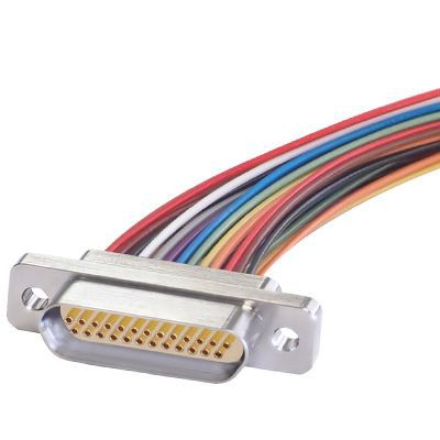 Connecteur de données - VCMDS15R-AL-26L1000-TE - JC CHERRY INC. - micro-D / rectangulaire / isolé