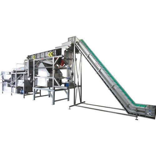 Machine de nettoyage agro-alimentaire pour petits pois - TABANLI MAKINA SAN VE TIC LTD STI - à bande / vibrante