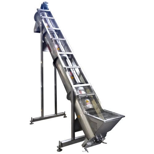 Convoyeur à vis - TSE40 - TABANLI MAKINA SAN VE TIC LTD STI - incliné / d'alimentation / pour fruits