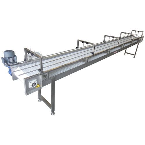 Convoyeur à bande modulaire - TMBC - TABANLI MAKINA SAN VE TIC LTD STI - horizontal / droit / d'inspection