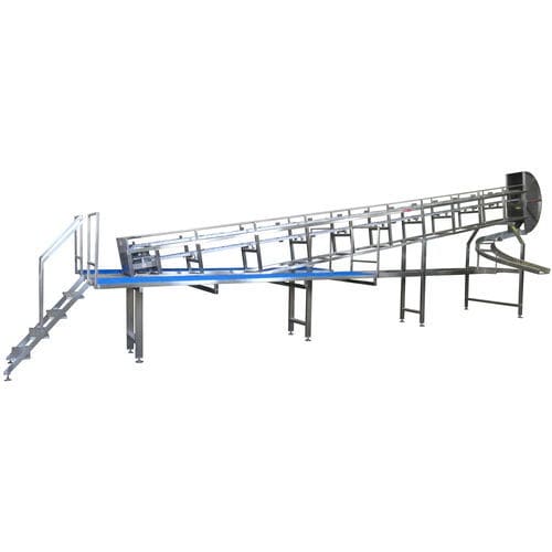 Basculeur électrique - TCFD - TABANLI MAKINA SAN VE TIC LTD STI - de caisses / 180° / pour l'industrie agroalimentaire