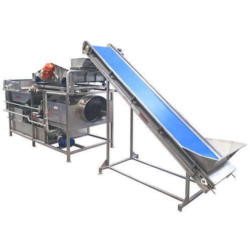 Machine de nettoyage agro-alimentaire pour maïs - TABANLI MAKINA SAN VE TIC LTD STI - à tambour / vibrante / pulvérisatrice