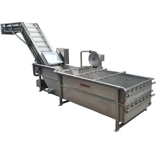 Laveuse de fruits - TMW01 - TABANLI MAKINA SAN VE TIC LTD STI - à ventilateur / de rinçage / avec convoyeur à bande