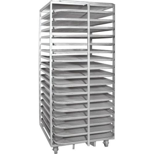 Chariot pour plateau - VLT TT series - Valent Bakery Equipment - de transport / en métal / à étagères