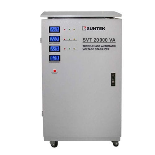 Stabilisateur de tension triphasé - SUNTEK SVT 20000 VA - Electrosheriff - automatique