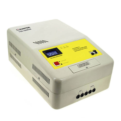 Stabilisateur de tension monophasé - SUNTEK 5000 VA EM - Electrosheriff - triphasé / automatique