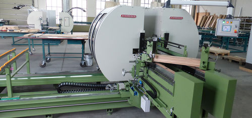 Machine de découpe de blocs - PAKUE F - Gebr. Schröder GmbH - contrôlée par PLC / automatique / à rouleaux