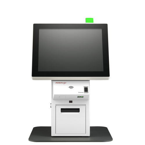 Terminal kiosque - Mercury EK-1500 series - Posiflex Technology - tactile multi-touch / à technologie capacitive projetée / sur comptoir