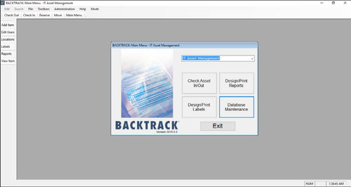 Logiciel de gestion d'actifs - BACKTRACK - TEKLYNX - de développement / de commande / de reporting