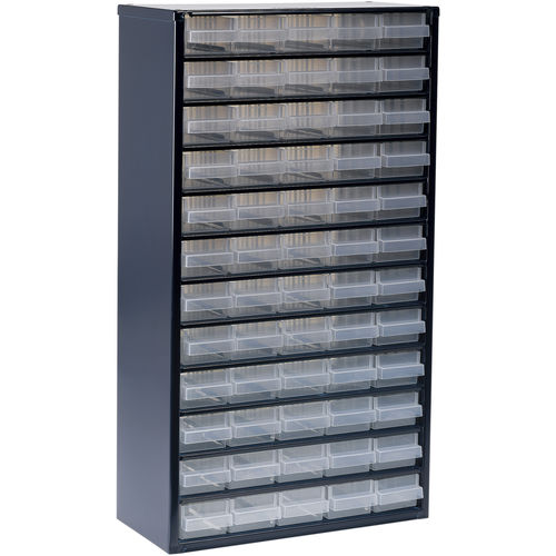 Armoire de stockage - 1260-00 - raaco Germany Handels GmbH - au sol / à tiroir / à casiers