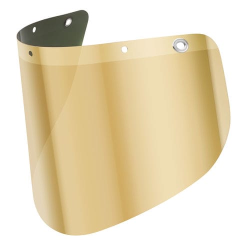 Visière de protection dorée - GFKVI001-9 - Rudolf Uhlen GmbH - en polycarbonate