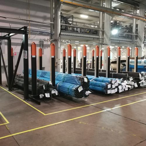 Rayonnage pour entrepôt de stockage - Logimax Polska Sp. z o.o. - pour charges longues