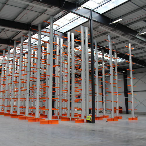 Rayonnage cantilever - Logimax Polska Sp. z o.o. - mono-face / double-face / pour charges longues