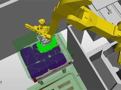 Système de vision de prise en vrac - EYET+FLEX - IT-Robotics s.r.l. - de guidage visuel / de tri intelligent / de chargement