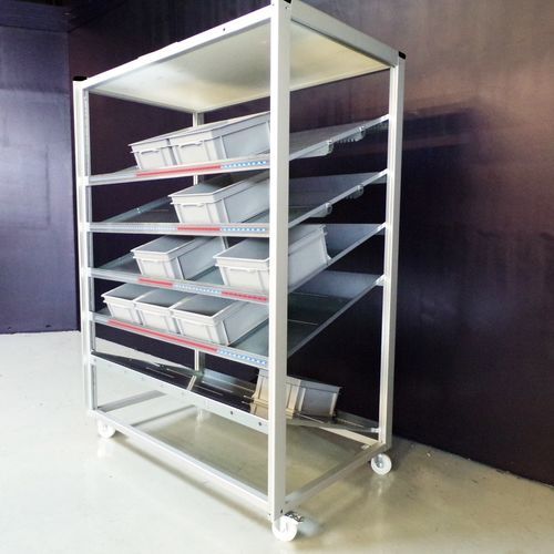 Étagère de stockage - Signature SAS - en aluminium