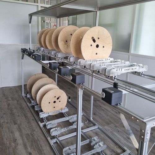 Étagère en aluminium - WI-RM1 - WireOne Industry - de stockage / mobile / pour touret