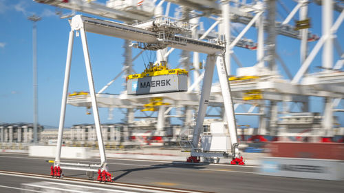 Portique sur rail - ASC - Künz GmbH - pour container / monopoutre / automatisé