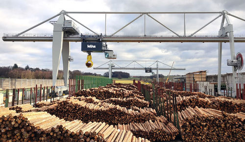 Portique sur rail - RMG - Künz GmbH - pour la logistique / monopoutre / à haute efficacité