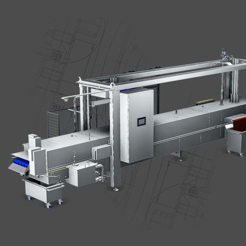 Friteuse industrielle en continu - ECOFRY MY2023 - MTS srl - de légumes / pour snacks / à viande