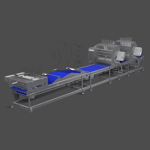 ligne de production agroalimentaire pour produits multicouches