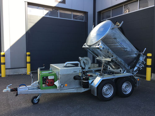 Unité d'aspiration pour liquides - M-VAC 1800 - Altro-Tec GbR - pour l'industrie agroalimentaire / industrielle / multifonction