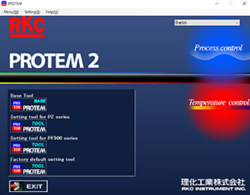 Logiciel de supervision - PROTEM2 - RKC INSTRUMENT INC - de mesure / de commande / configuration